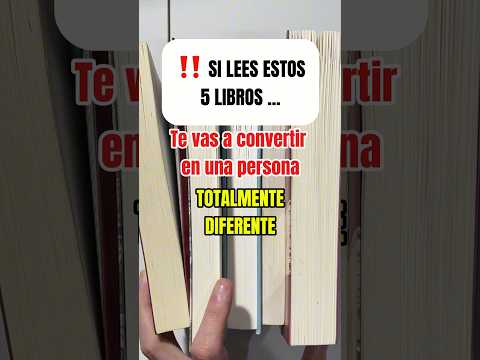 📚 5 BOOKS TO TRANSFORM YOUR LIFE #personaldevelopment #selfhelpbooks #recommendedbooks