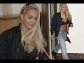 Rita Ora Heads Out In Her Bra Post X Factor After Swapping From Gigantic Wedding Dress
