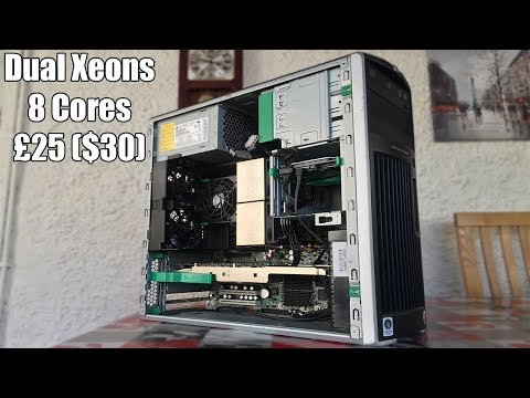 This 8 Core Xeon Workstation PC Cost $5000 in 2008, Today I Bought One For £25 ($30)
