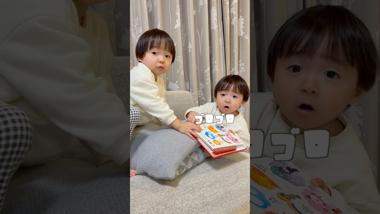 親のほうがドキドキしてるかも…あおそらこの春から幼稚園！お友だちに会えるの楽しみだね。#双子 #絵本 #アンパンマン