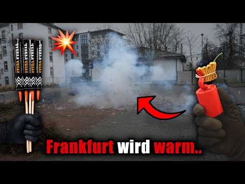 Afternoon in Frankfurt: 60g of firecrackers, completely insane 💥🔥