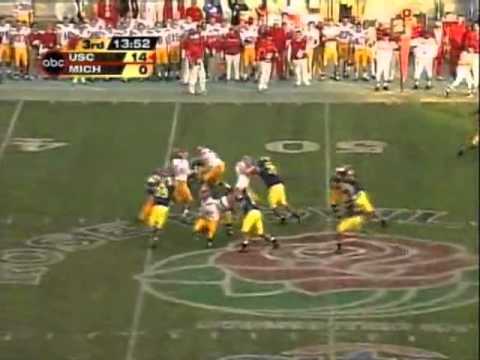2003 USC football highlights vs. Michigan - national championship - January 1, 2004 Rose Bowl
