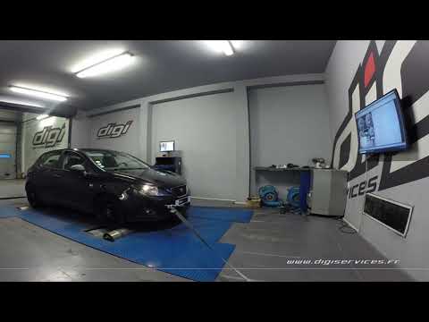 Seat Ibiza 1.2 TDI 75cv Reprogrammation Moteur @ 93cv Digiservices Paris 77 Dyno