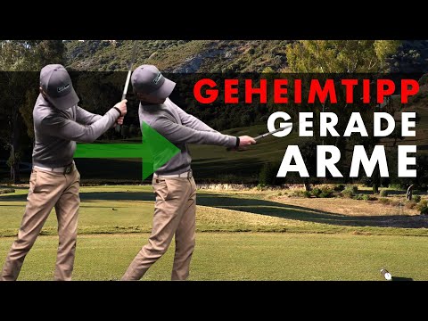 Der Nr. 1 Schlüssel für gerade Arme im Golfschwung