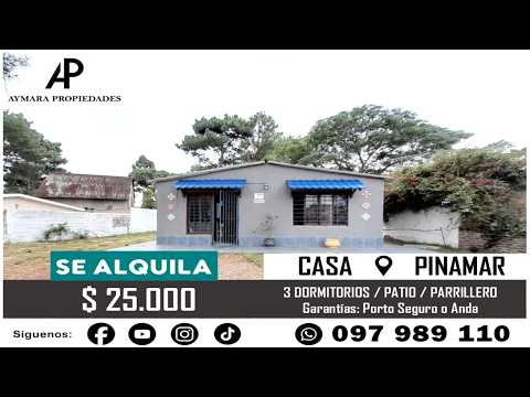 Alquiler: Casa + Apartamento - Pinamar (Canelones)