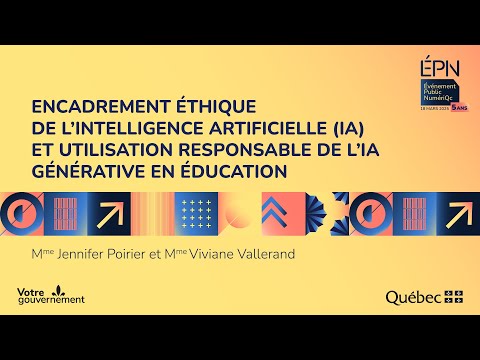 Encadrement éthique de l’IA et l’utilisation responsable de l’IA générative en éducation