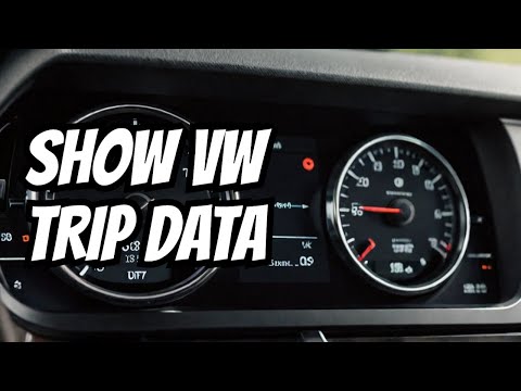 How To Display Trip MPH, MPG, Range On VW Passat Jetta 2012-2019