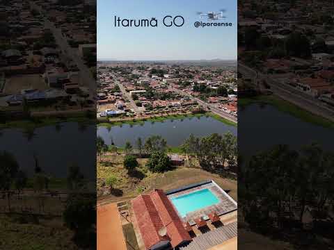 ITARUMÃ GOIÁS, PROJETO VISÃO AÉREA - LAGO MUNICIPAL.