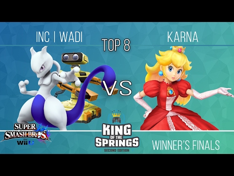 King of the Springs Winner's Top 8 - Winner's Finals - InC| WaDi (Mewtwo, Rob) vs Samsora (Peach)