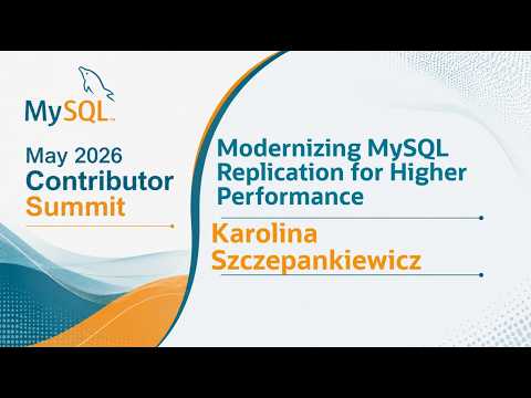Video Thumbnail: Next-Generation MySQL Replication Performance and Scalability Improvements