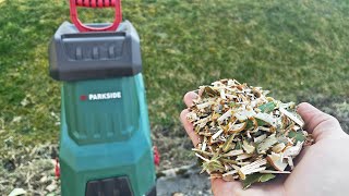 Garden Shredder PARKSIDE PMH 2400 A1 | Unboxing & Test