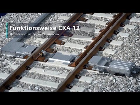 Weichenstellsysteme: Funktionsprinzip der Klinkenverschlüsse CKA 12 und CKA 15