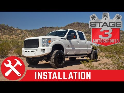 2011-2015 Super Duty 6.7L F-250 and F-350 4WD ICON 4.5" Stage 1 Lift Kit Install