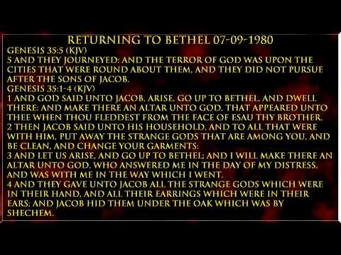 Returning To Bethel 07 09 1980