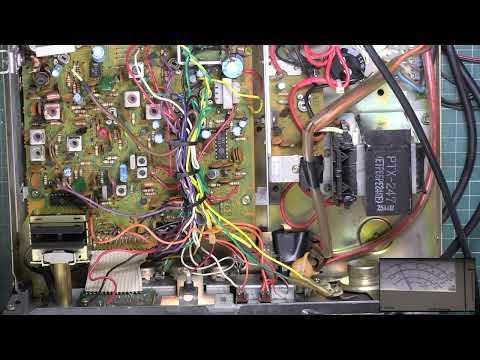 Harvard H407 CB27/81 UK FM CB radio base station- repair & alignment Pt1
