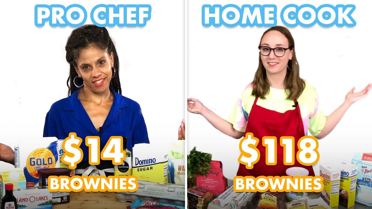 118 vs 14 Brownies: Pro Chef & Home Cook Swap Ingredients Epicurious