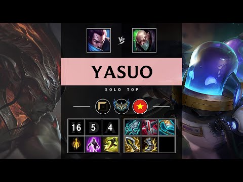 Yasuo Top vs Singed - VN Challenger Patch 25.S1.3
