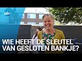 Dit mysterieuze bankje zit al maanden op slot