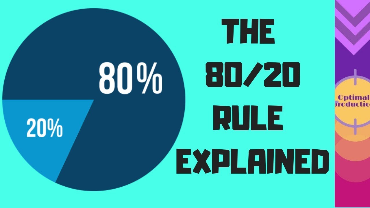 The 80/20 Rule Explained, the Pareto principle (+ examples & application)