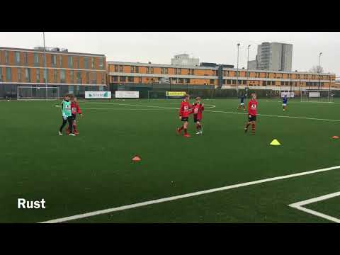 2018-04-14 Alexandria'66 JO11-1 vs VV Nieuwerkerk JO11-1