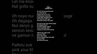 Download lagu filter - JIMIN BTS easy lyrics #jimin mp3