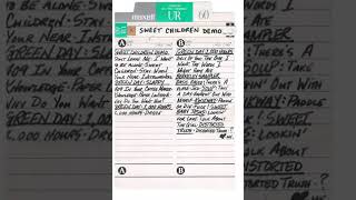 Sweet Children- Complete Demo 1988 xfer from low gen audio cassette pre- Green Day HBD Billie Joe