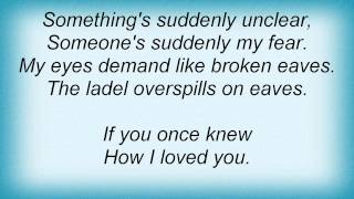 Sufjan Stevens - Dumb I Sound Lyrics