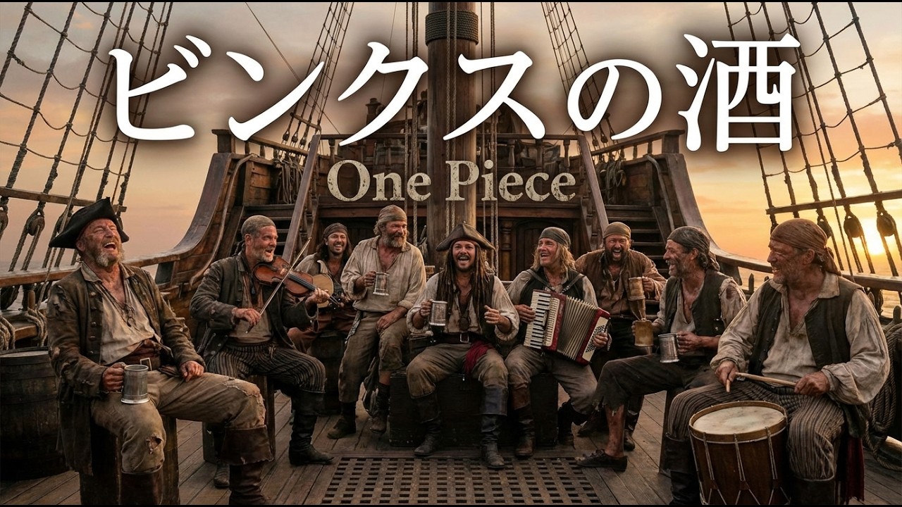 ビンクスの酒 / ONE PIECE【ガチの船乗り歌】