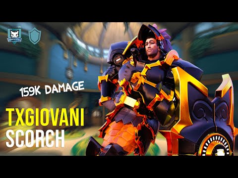 TXGiovani Fernando 159K DAMAGE Paladins Competitive | Master | SCORCH