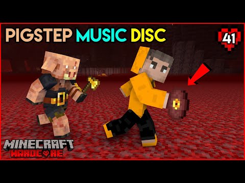 Unbelievable Find: Pigstep Disc in Minecraft Hardcore!
