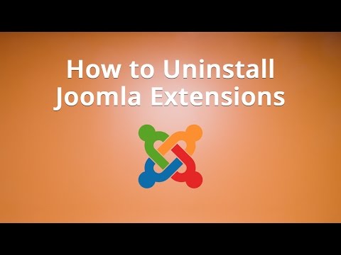 How to Uninstall Joomla Extensions
