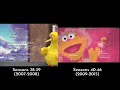 Sesame Street Closing Credits Seasons 38 39 Seasons 40 46 Comparison