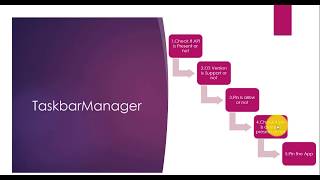 Introductions To TaskBarManager Class In UWP