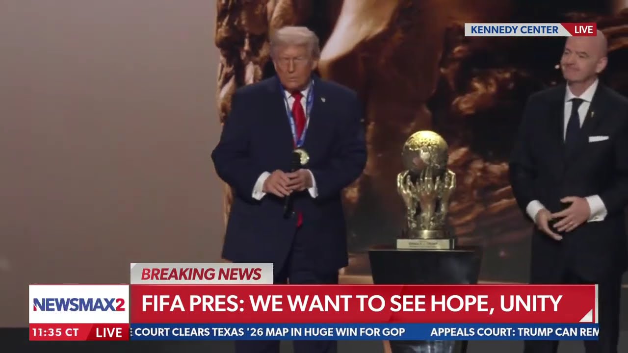 LIVE: President Donald Trump speaks at 2026 FIFA World Cup Final Draw ceremony