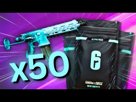 Opening 50 ALPHA PACKS... for science! (Rainbow Six Siege)