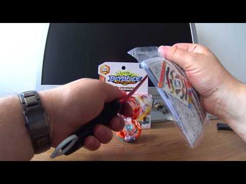 Unboxing Beyblade Burst Blaze Ragnaruk 4 Cross Flugel Booster B-75