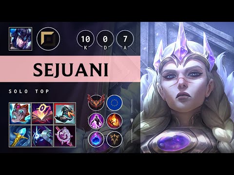 Sejuani Top vs Ornn - EUW Grandmaster Patch 25.17