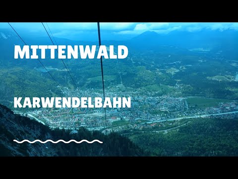 Karwendelbahn Mittenwald Ride from bottom to top