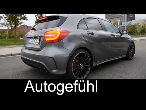 2015 Mercedes A-Class A45 AMG test drive review A-Klasse AMG - Autogefühl