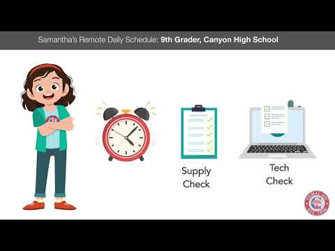 Remote Sample Schedule For High School
