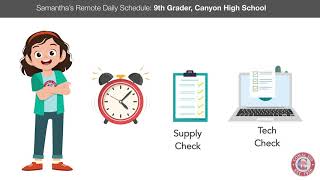 Remote Sample Schedule for High School