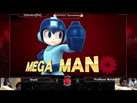 KOFGCC Day 1: Snack (Mega Man) Vs Pro Molokhia (Luigi) WR4