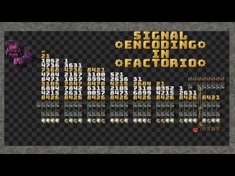 How to Encode and Transmit Signals in Factorio