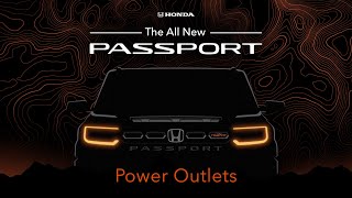 Honda 2026 Passport | Power Outlets