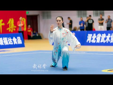 Women's taijijian Hebei Team  Wenxin Ju 2019 Wushu Competition Preliminary