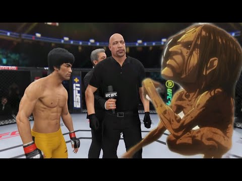 UFC4 | Bruce Lee vs Titan Ymir (EA Sports UFC 4)