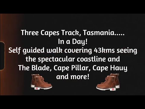 Three Capes Track, Tasmania in 1 day, Self guided 43km hike. The Blade, Cape Pillar, Cape Hauy.
