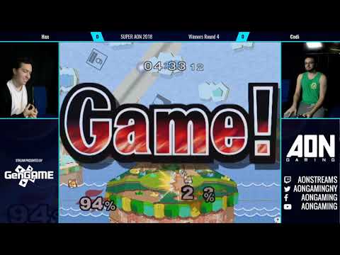 Super AON 2018 Hax (Fox) vs Codi (Fox) Winners Bracket