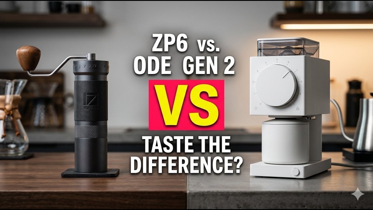 1Zpresso ZP6 vs Fellow Ode 2 — Which Grinder Has Better Clarity?
