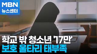 [밀착취재] 17만 명 넘어선 '학교 밖 청소년'…보호 울타리마저도 허술 [MBN 뉴스센터]